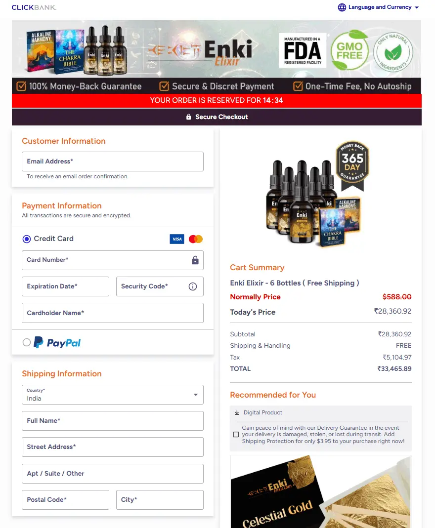 Enki Elixir Payment Gateway